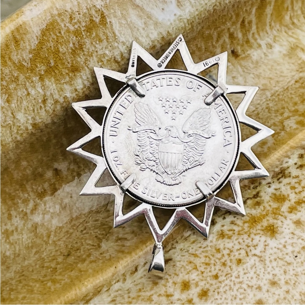 Stephen Dweck Rare Silver Eagle Walking Liberty C… - image 4